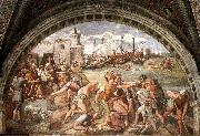 RAFFAELLO Sanzio The Battle of Ostia china oil painting reproduction